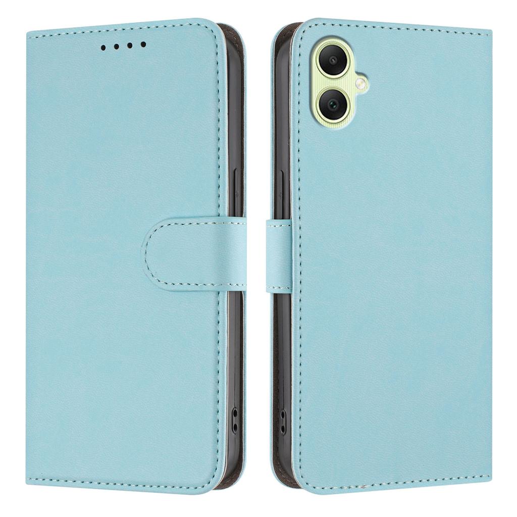 For Samsung Galaxy A06 5G/Galaxy A07 5G Leather Case Solid Color Phone Cover with Wallet