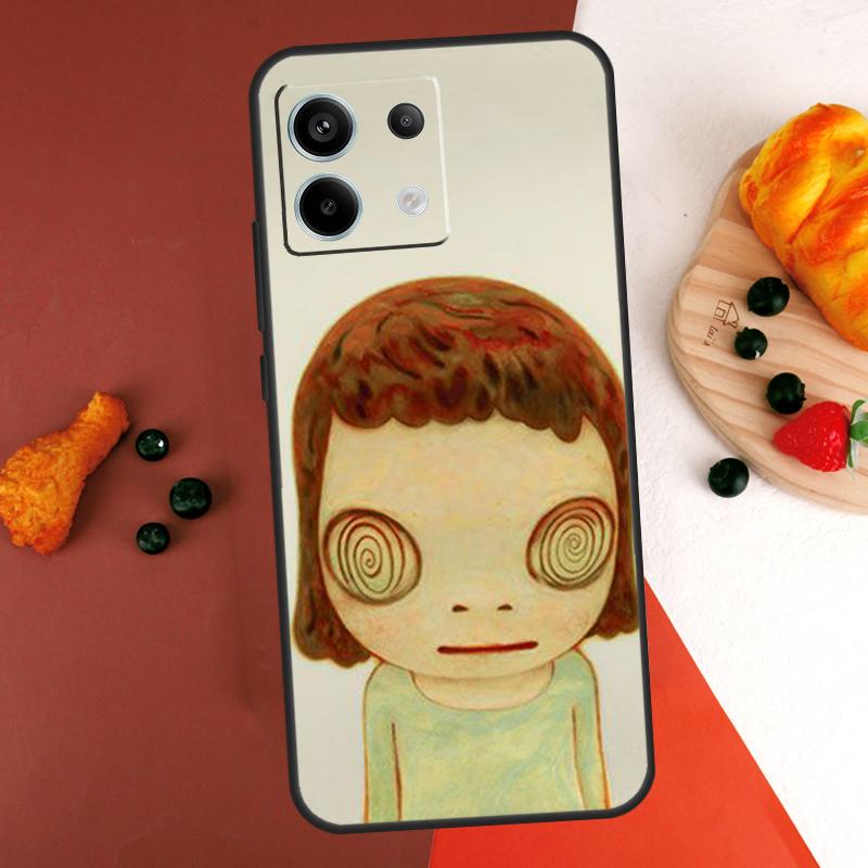 

Yoshitomo Nara Case For Xiaomi Redmi Note 14 13 Pro 9 10 11 12 Pro 10S 11S 12S Redmi 14C 13C 10C 12C Coque Redmi Note 12 4G