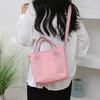Japanese Canvas Tote Bag For Women With Multiple Compartments Casual Daily Use