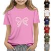 Children's Daily Casual Short-sleeved Printed Tops T-shirt