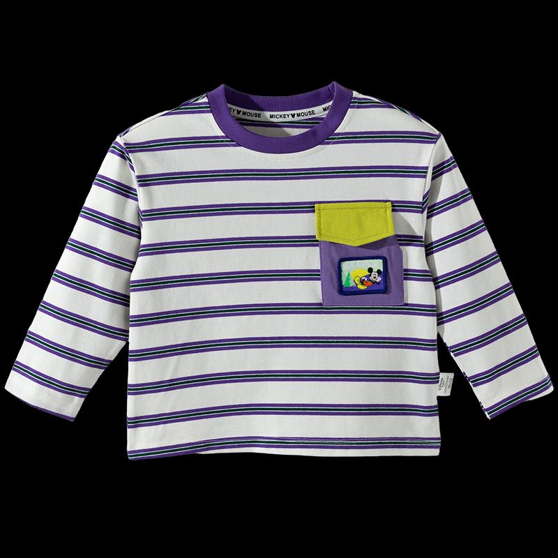 Disney Boys' Patchwork Pocket Long Sleeve T-Shirt