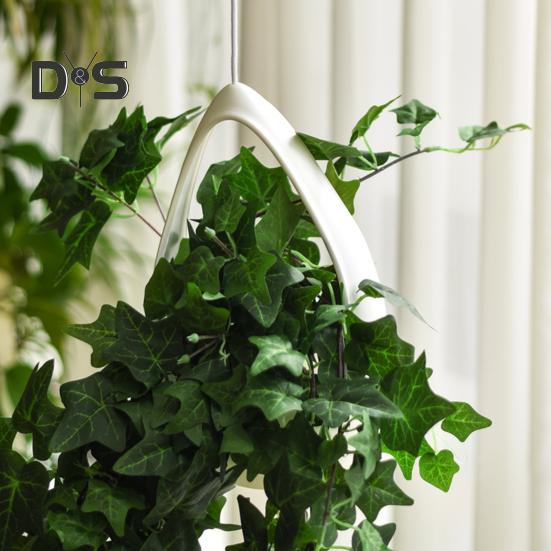 Wisząca doniczka w kształcie kropli z otworem drenażowym, wieszak na rośliny, wiszący kosz z metalowym haczykiem do dekoracji ogrodu wewnętrznego i zewnętrznego