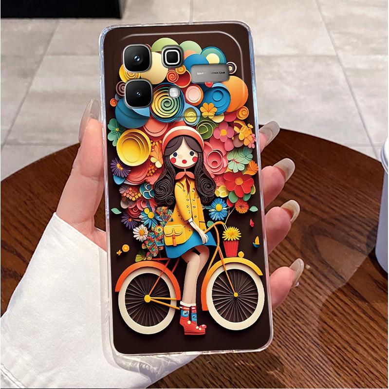 Case For Infinix Note 60 Pro Note60 5G Casing X6879 X6878 Luxury Cute Love Rabbit Funny Clear Slim Soft TPU Silicone Phone Case