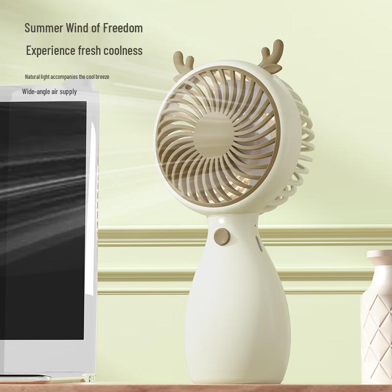 5-Pack: Cute Cartoon Mini USB Handheld & Desktop Fans - Assorted Styles