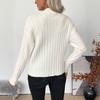 A New Autumn and Winter Simple and Sweet Style Loose Metal Heart-shaped Button Solid-color Sweater Coat Cardigan