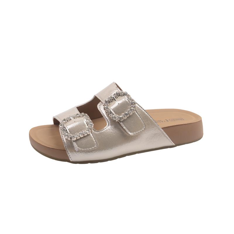 Slippers, Women s Shoes, New Style Shoes, Beach Shoes, Sandals 35 золотой