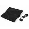 TWO 100cm X 50cm Auto Car Window Side Folding Sun Shade Black Mesh Universal