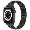 Keepwin Women Classic 304 Stainless Steel Watch Strap Bracelet Diamond Watch Band for Apple IWatch 1 2 3 4 5 6 7 8 9 SE