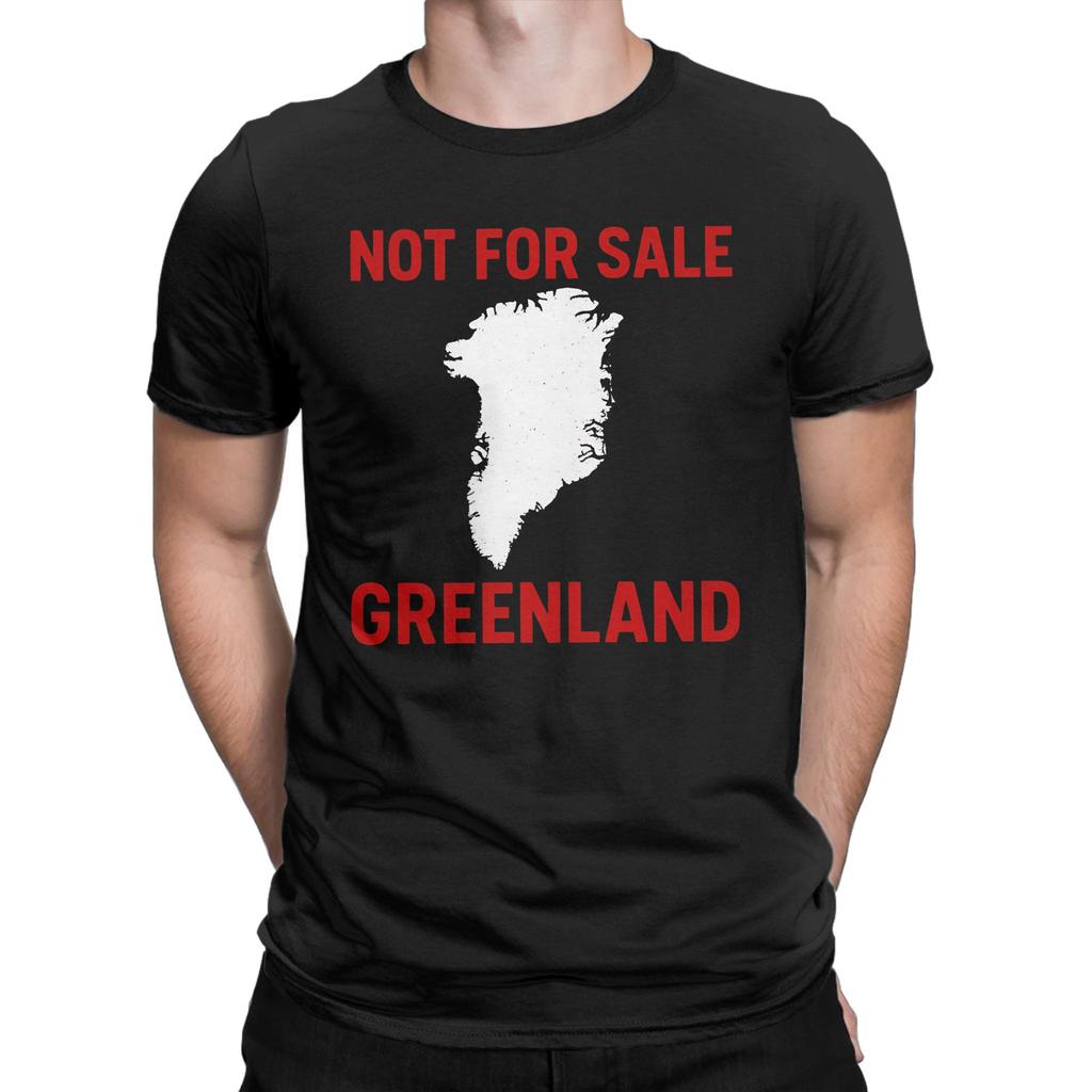 Greenland  Cotton TShirt For Men Summer  Vintage T Shirts Comfortable Trending Tee Shirt Big Size Print Tops