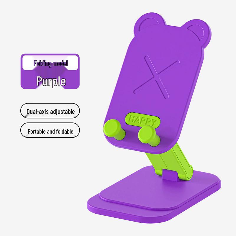 Cartoon Bear Foldable Rotating Phone Holder