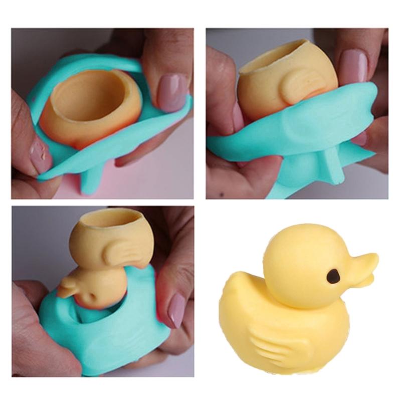 Duck Figurine Silicone Candle Molds for Epoxy Resin Making Candle Soap Candy Cake 3D Duck Fondant Molds Chocolate Molds