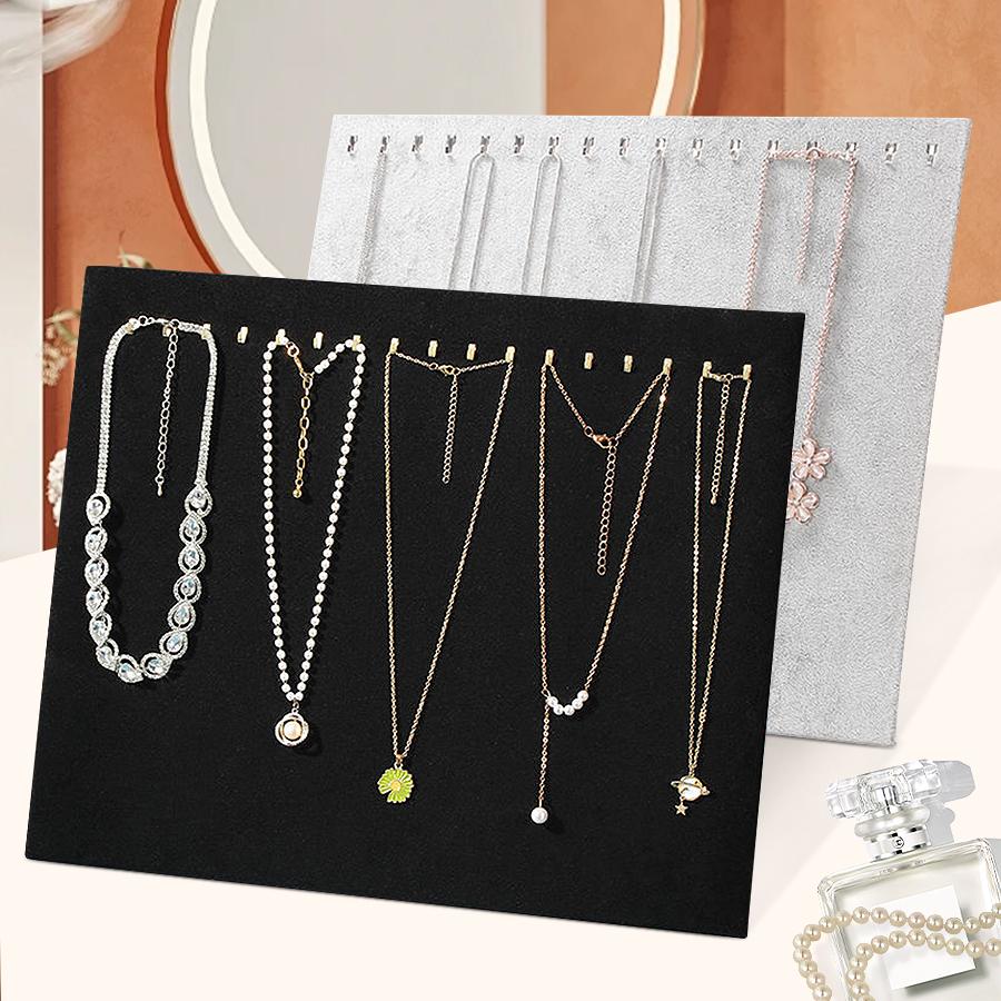 1PC, Necklace Display Board, suitable for showing and selling as well as storing bracelets, anklets, necklaces and chains.