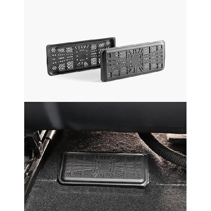 TPARTS Under Seat Vent Cover For Tesla Model 3 Highland 2024-2025 Air Condition Outlet Protector Rear Seat Car Air Vent Accessories