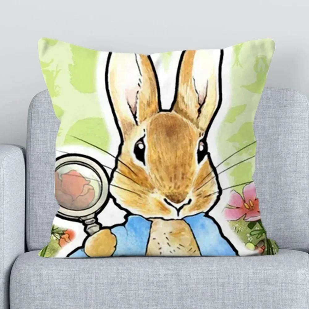 P-Peter Rabbit Față de pernă Husă de pernă Perne Huse de pernă Decorative Imprimare Duplex Fotolii Fațe de pernă x