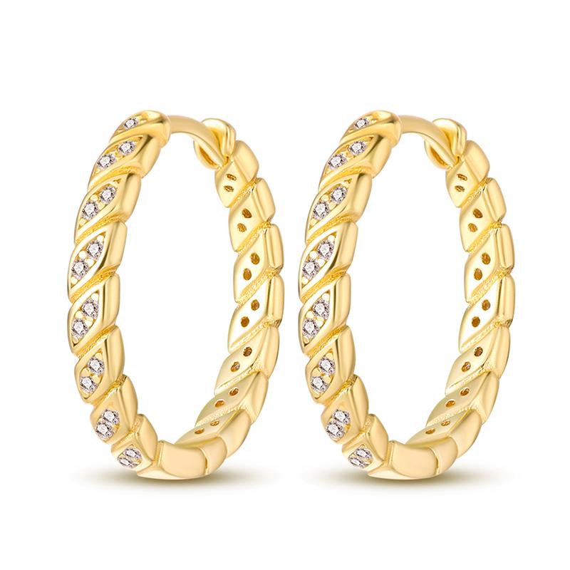 Orecchini Versatili in Argento 925 Dorato Temperamento Gioielli Orecchini a Cerchio Versatili Per Donne Gioielli Regali per Feste di Compleanno