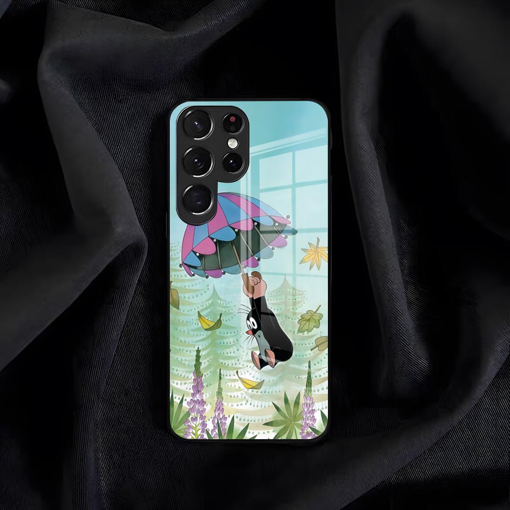 Cute The Little Mole Phone Case For Samsung S26 S25 Edge S24 S23 S22 S21 S20 Ultra Plus FE Glass Cover