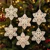 DIY Christmas Pearl Painting Kit Rope Tag Ornament Xmas Tree Decor