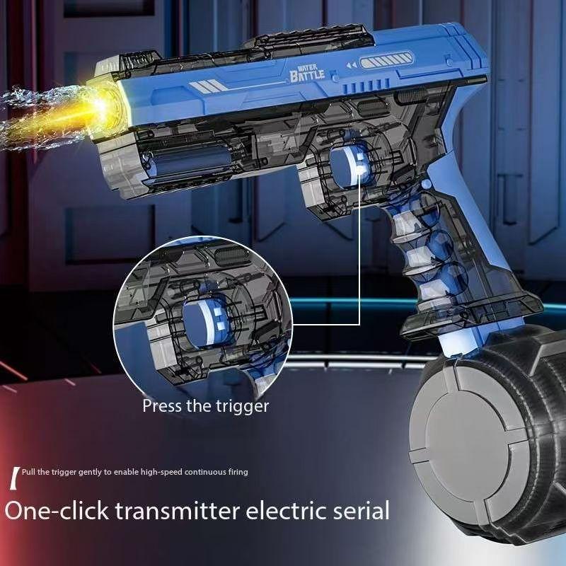 Non-Toxic New Summer Outdoor Beach Toy Water Guns Electric For Adults Powerful Squirt Automatic Water Suction Water Blasters For Kids Gift