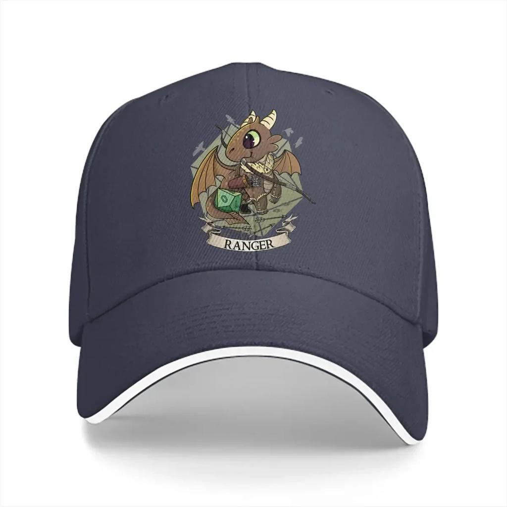 Summer Cap Sun Visor Dragon Ranger Hip Hop Caps DND Game Peaked Hats