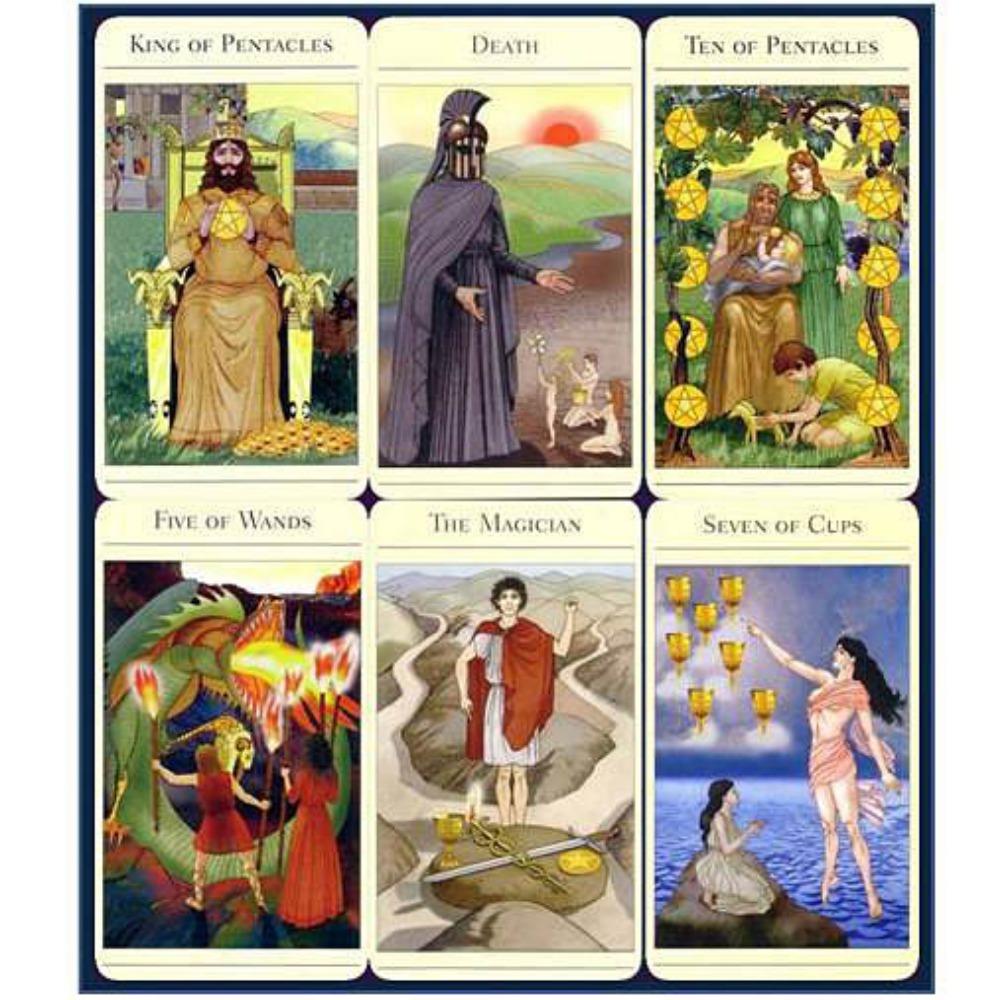 The New Mythic Tarot Deck 78 Pcs Classic Tarot Cards Rider