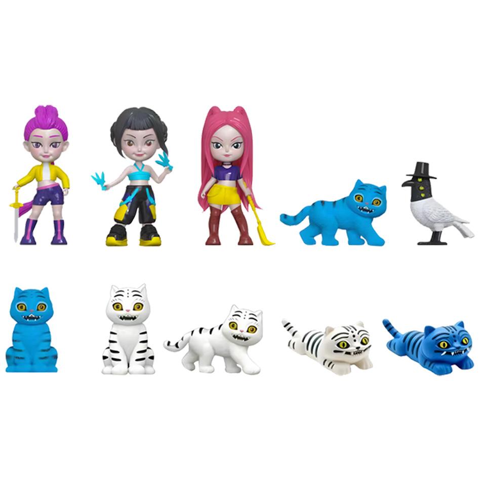 24 Stück Überraschungsbox Anime Kpop Dämonenjäger Figur Spielzeug Sammelmodell für Fans Desktop Dekoration Animierte Zeichnungen Gaming