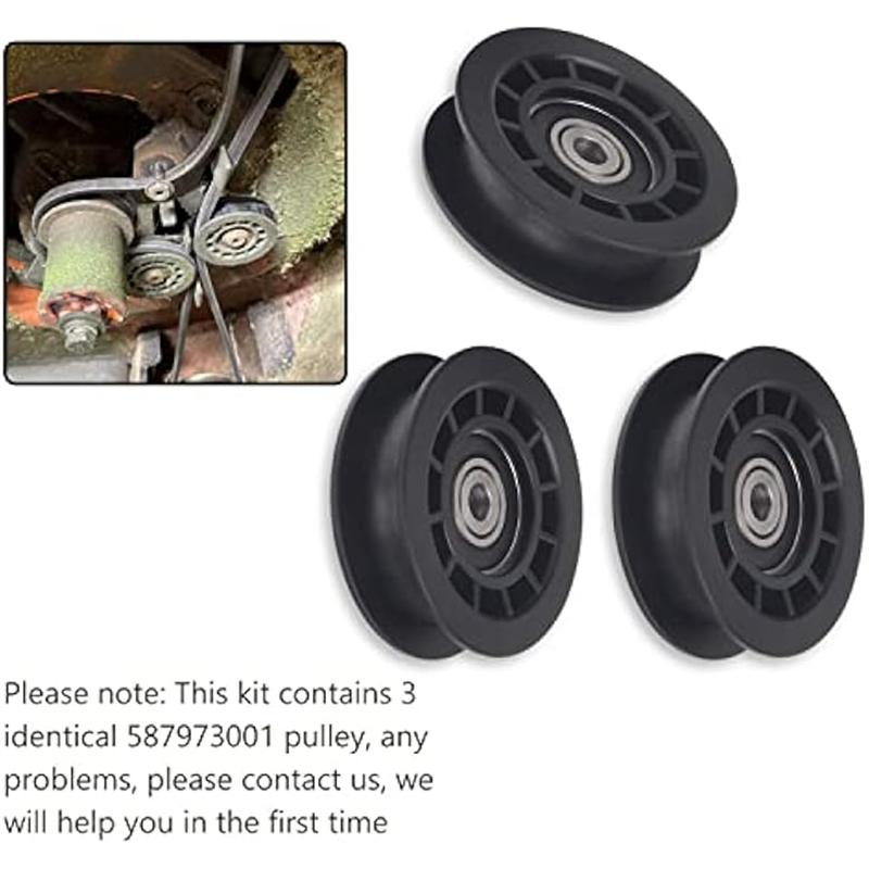 A28G-Lawn Mower Idler Pulley For  HU675AWD, HU725AWD For Poulan PR675AWD, PR675AWD 581904001