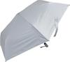 Folding Sun and Rain Automatic Opening and 6 Slim Easy Drawstring UV Heat Gray Parasol, Umbrella, Closing, 55cm, Ribs, Plain, Design, Case, 100%