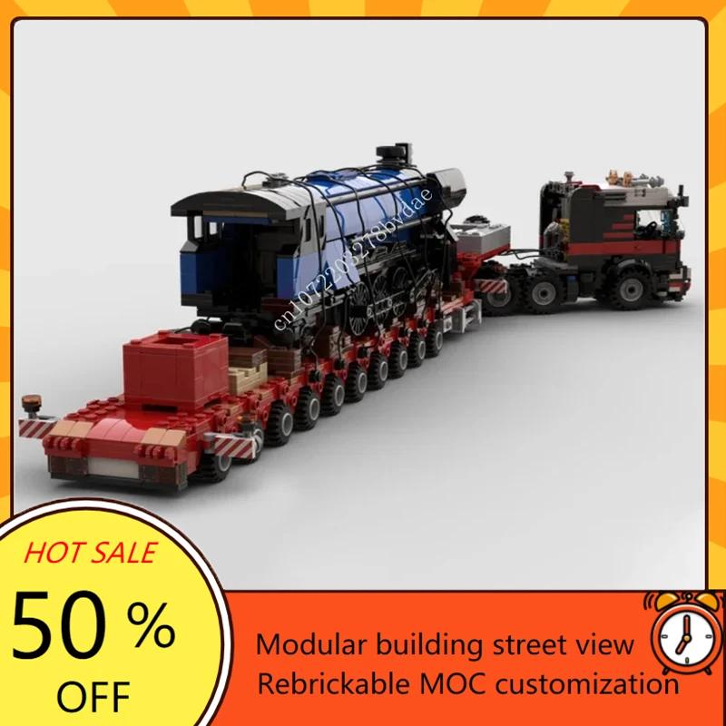 2394PCS High-Tech MOC 8x4 Semi-Tractor Model Custom Puzzles Technology Sets DIY Creative Assembly Education Toys Birthday Gifts
