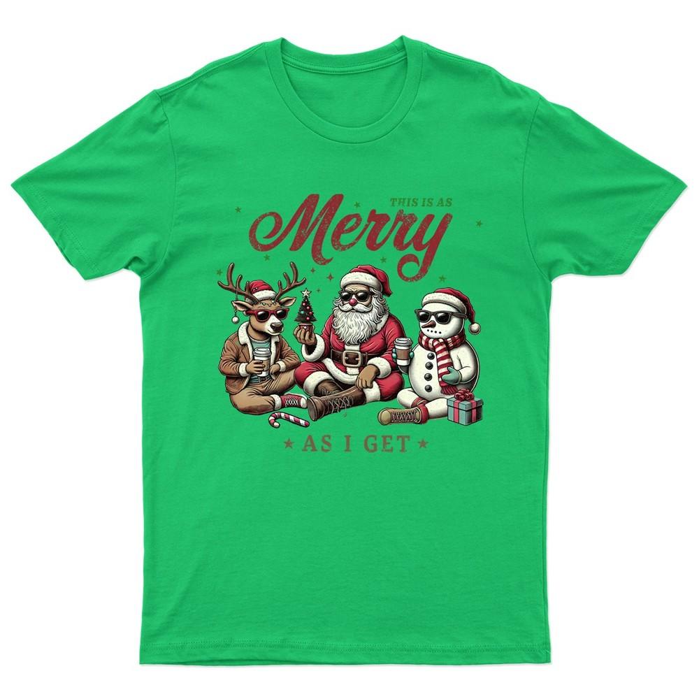 Das ist so fröhlich, wie ich an den Weihnachtsfeiertagen werde Unisex T-Shirt Unisexs Unisexs Shirt