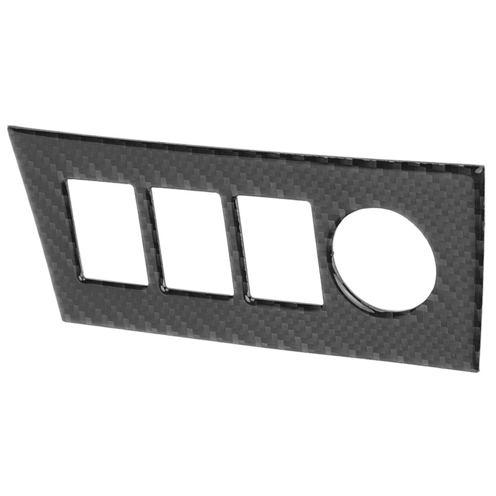 

Наклейка из углеродного волокна Накладка на панель прикуривателя центральной консоли Внутренние автомобильные аксессуары Подходят