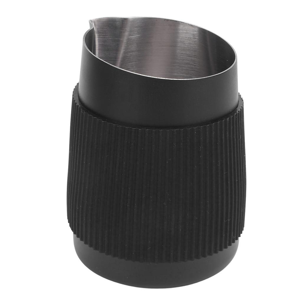 Stainless steel milk foam jug coffee jug 420 ml with double wall vacuum insulation for cappuccino hot chocolate