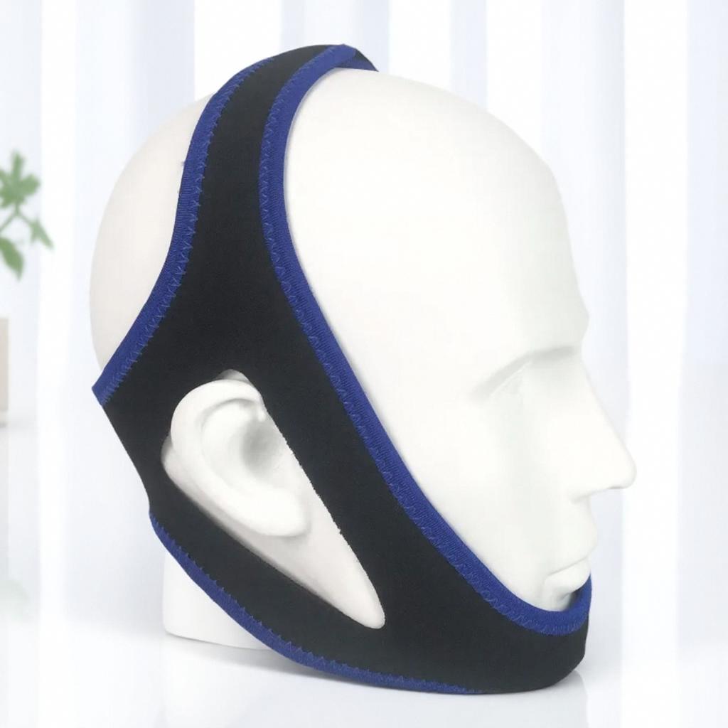 Adjustable Anti Snore Chin Strap Comfortable Snoring Solution for Better Sleep Stop Snoring Device for Side Sleepers