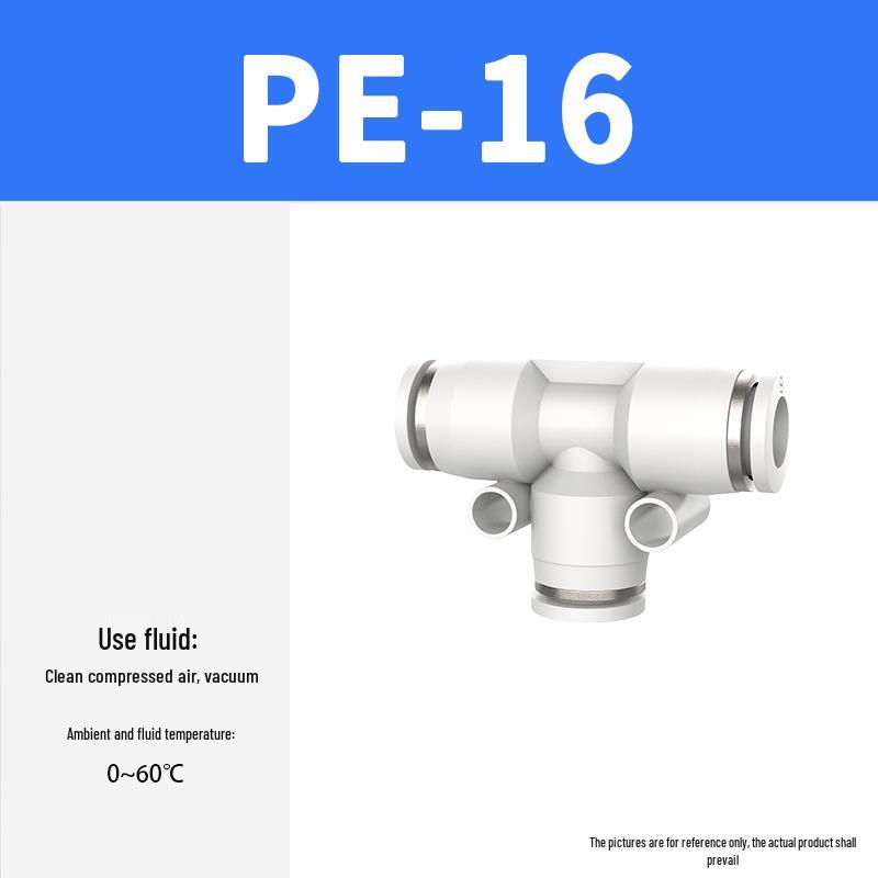 Pneumatik Schlauch Zylinder T-Stück Schnellkupplung (4-16 mm)