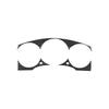 For Dodge Caliber 2007-2008 Carbon Fiber Instrument speedometer Panel Trim Cover Car Interior Accessories Decorative Stickers