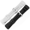 for Casio Replacement Band Silicone Material Mounting Width 18mm Diving Waterproof Rubber Strap R...