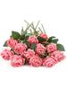 12 buc. trandafiri flori artificiale flori uscate de matase artificiale pentru decoratiuni cu tulpini unice pentru aranjamente florale flori de nunta