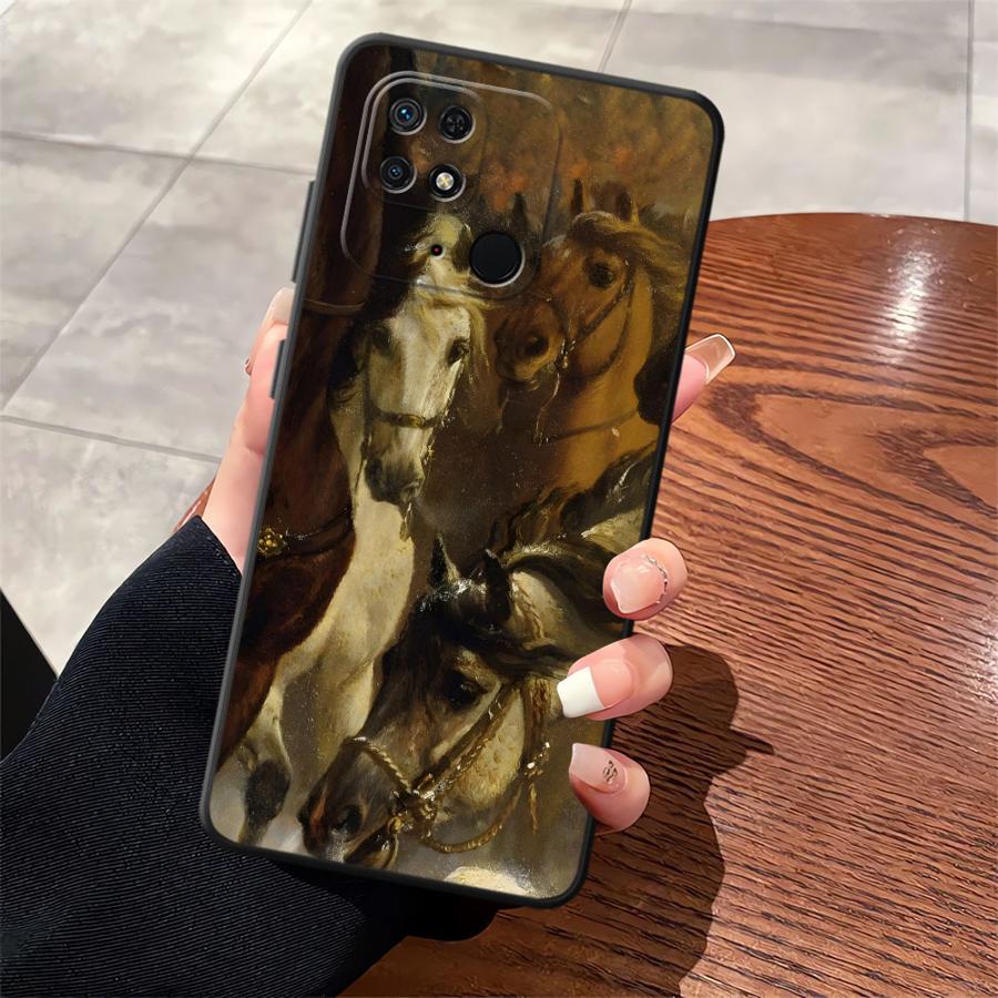 Case for Xiaomi Redmi 13C A3 10 14C 12C 9 A1 A2 Plus A4 K40 K80 Pro A5 Funda Phone Cover Cool Horse