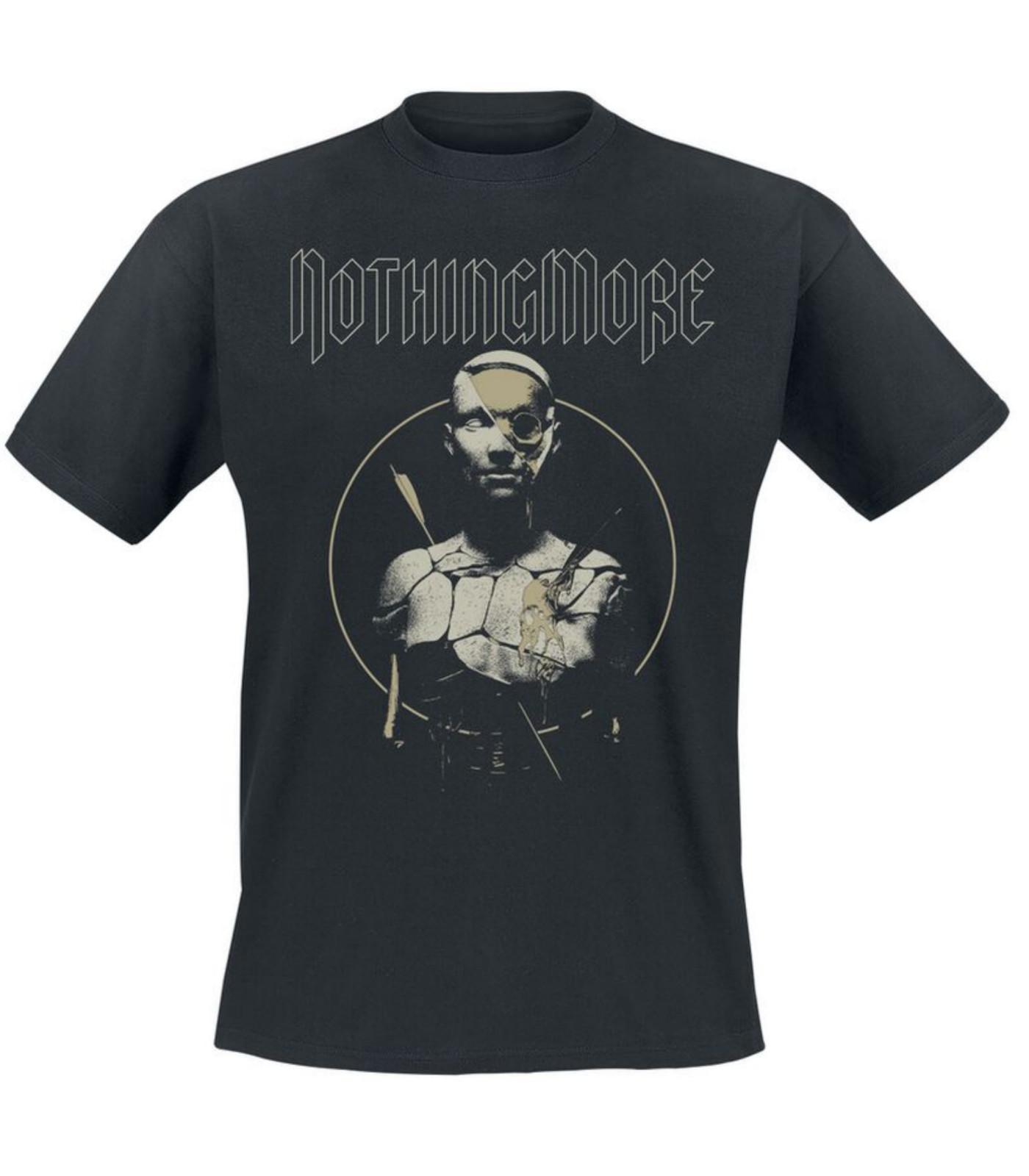 Arrows T-Shirt Mens Womens Tees Top black by Nothing More Short Sleeve Round Neck 100% Cotton S
