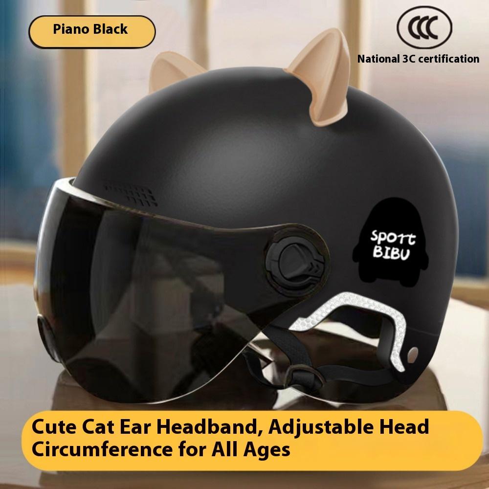 Electric Car Helmet Summer Unisex Battery Car Hard Hat Motorcycle Sun Protection Half Helmet
