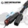 For Harley Street Glide Road Glide /Special Clutch Derby Cover LED Strip Light For Harley Road King Electra Glide Ultra Limited