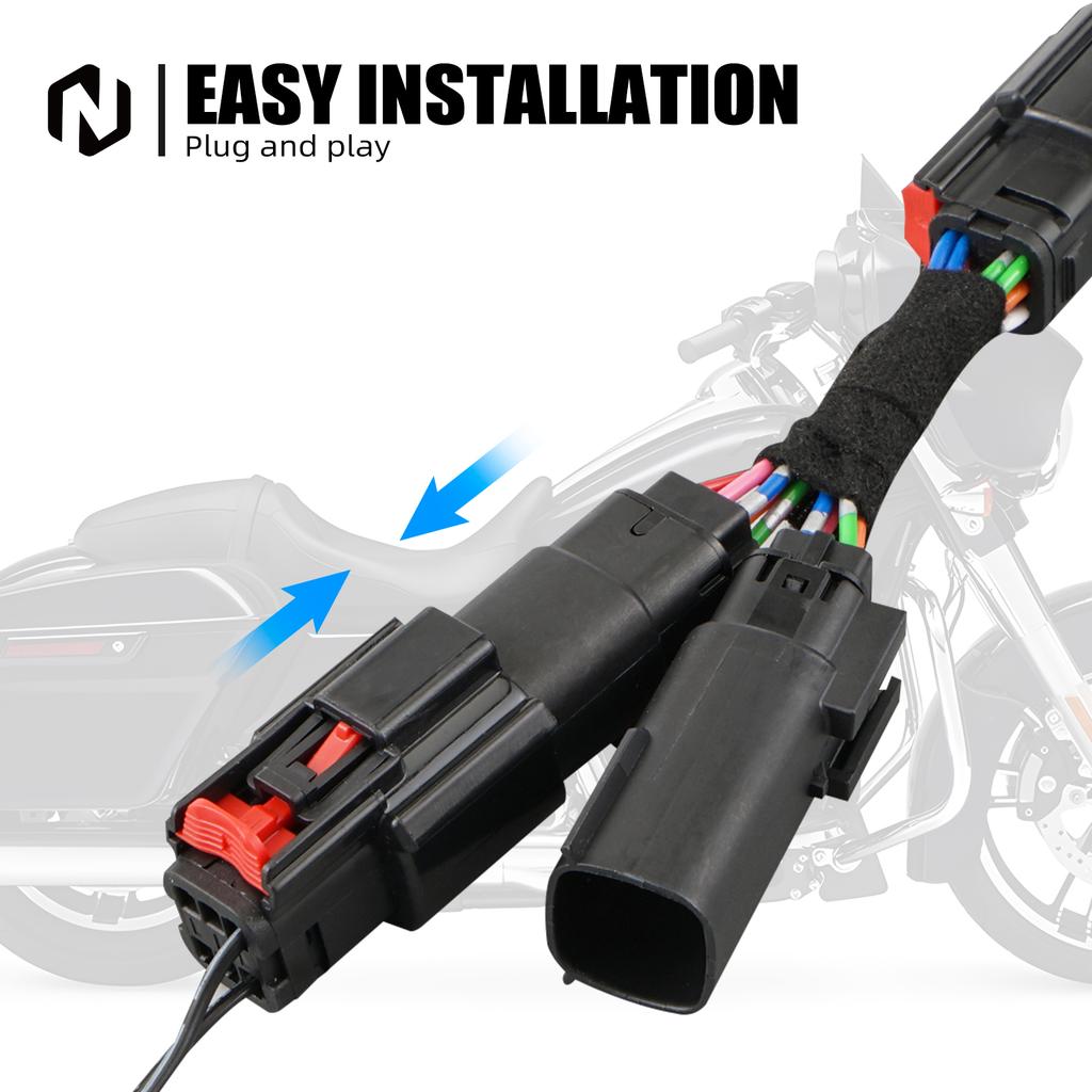 For Harley Street Glide Road Glide /Special Clutch Derby Cover LED Strip Light For Harley Road King Electra Glide Ultra Limited