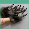 Urkomische Latex Werwolf Klauenhandschuhe für Cosplay Halloween Kostüme und Party Requisiten