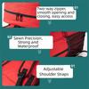 Empty Emergency Medicine Backpack Large Capacity First Responder Trauma Bags  Workplace Safety