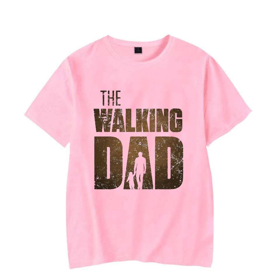 The Walking Dad Funny Street Printed Unisex TShirts Summer Fashion Wide Oversized TShirt Short Sleeves Casual Hip Hop TShirts