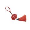 Wooden Tassel Keychain Ornament for Spring Festival - Car Hanging Decoration for Wealth & Prosperity
