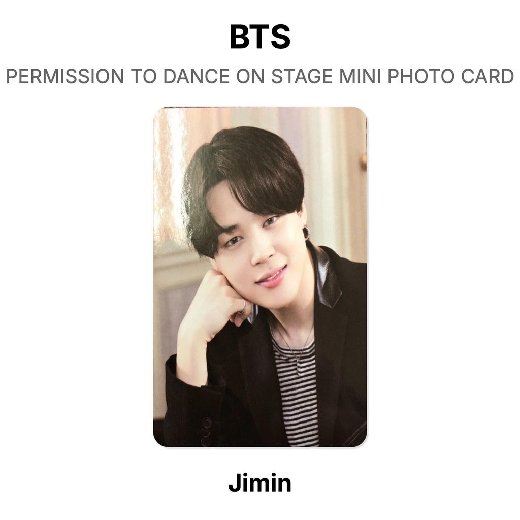 BTS PERMISSION TO DANCE ON STAGE MINI PHOTO CARD Official Photocard