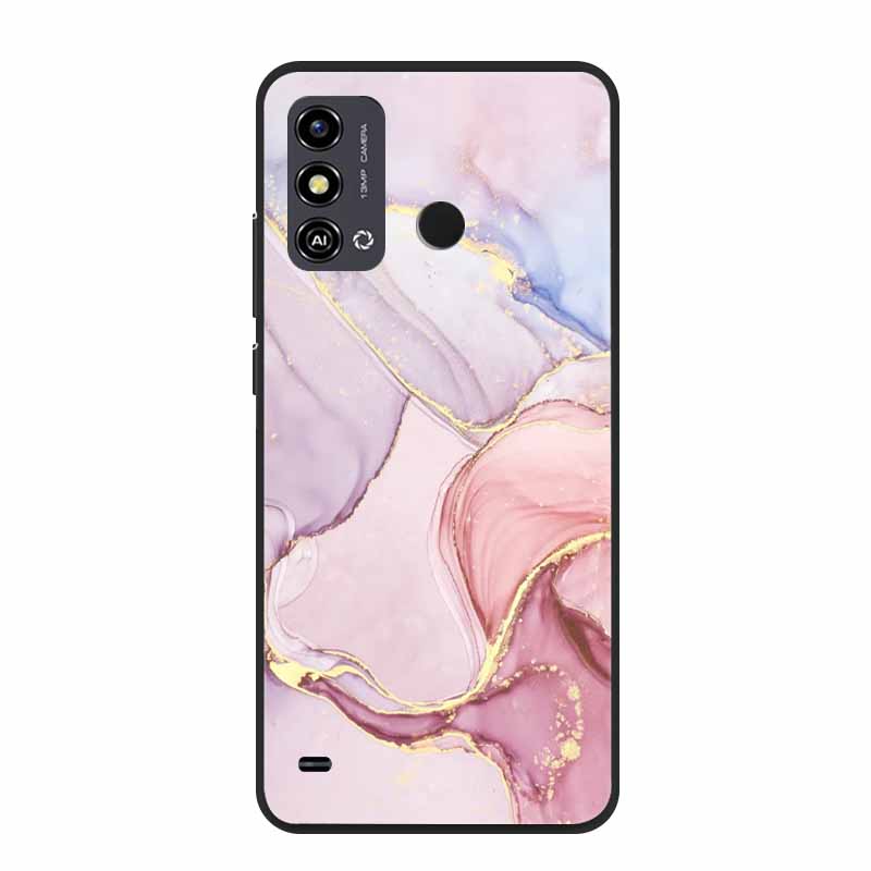 For ZTE Blade A53 Case Marble TPU Silicone Soft Back Cover Cases for ZTE Blade A53 A 53 Para 6.52" Cute Mica Painting New Coque