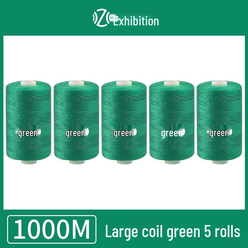 Polyester Sewing Thread - 1000 Yards for Garments & Crafts, Assorted Colors, Small Spool