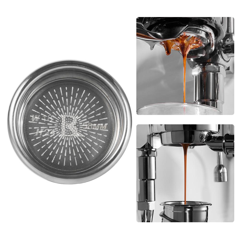 

BANLEE Coffee Espresso Filter Baskets Precision 58mm Coffee Machine Handle Extraction Powder Bowl 18g (NO FDA Certification) A