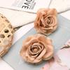 30pcs/Lot 9cm-10CM Large White Rose Artificial Silk Flower Heads DIY Wedding Decoration Wreath Scrapbooking Craft Fake Flowers